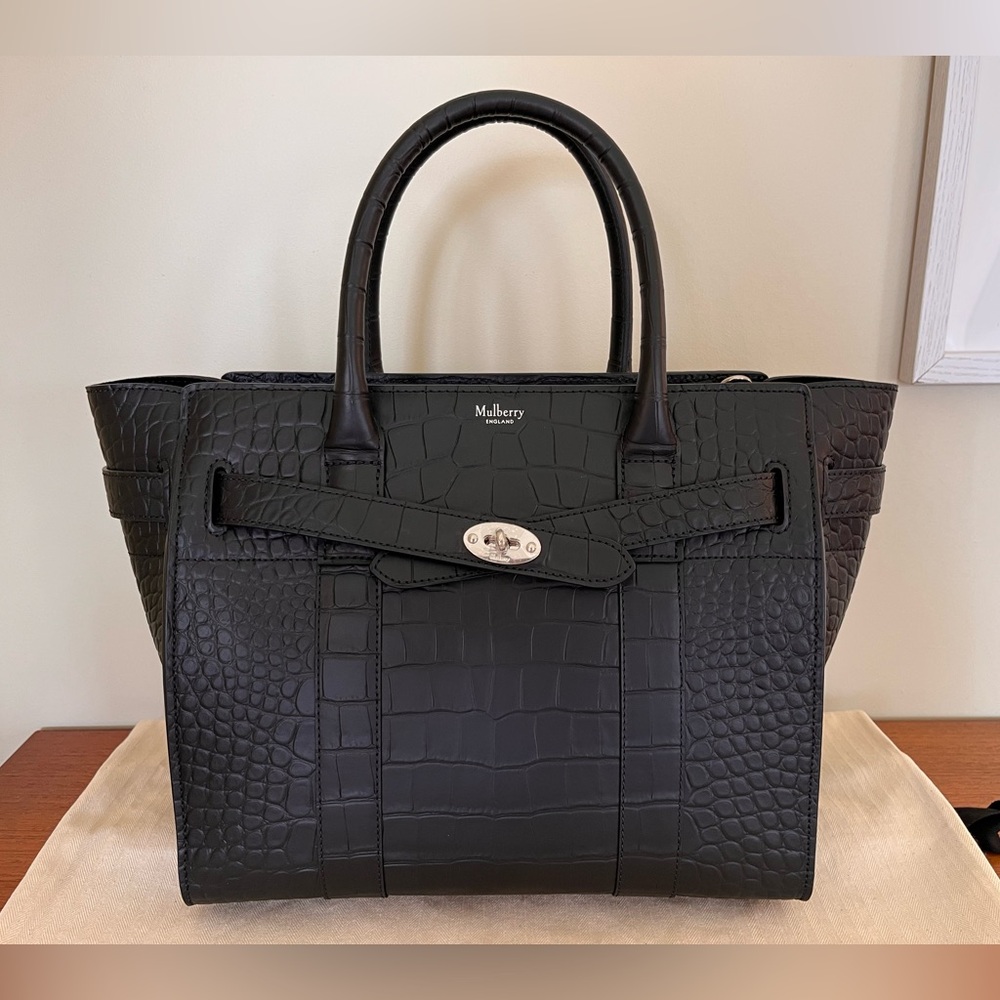 Mulberry Small Zipped Bayswater NEW - Picture 2 of 9